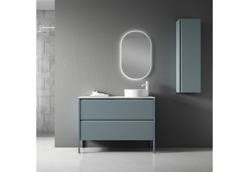 Meuble de salle de bains avec plan HDF Compatech Icon Visobath principal 1