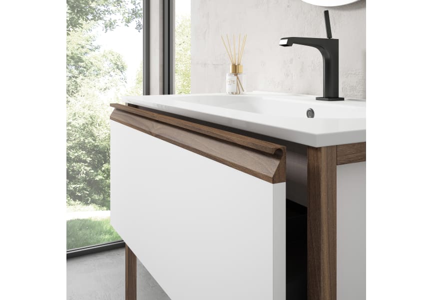 Meuble de salle de bains avec plan HDF Compatech Icon Visobath détail 6