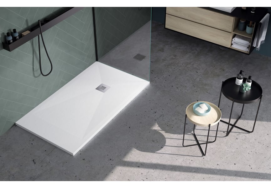 Receveur de douche en résine Stone Plus Bruntec principal 0