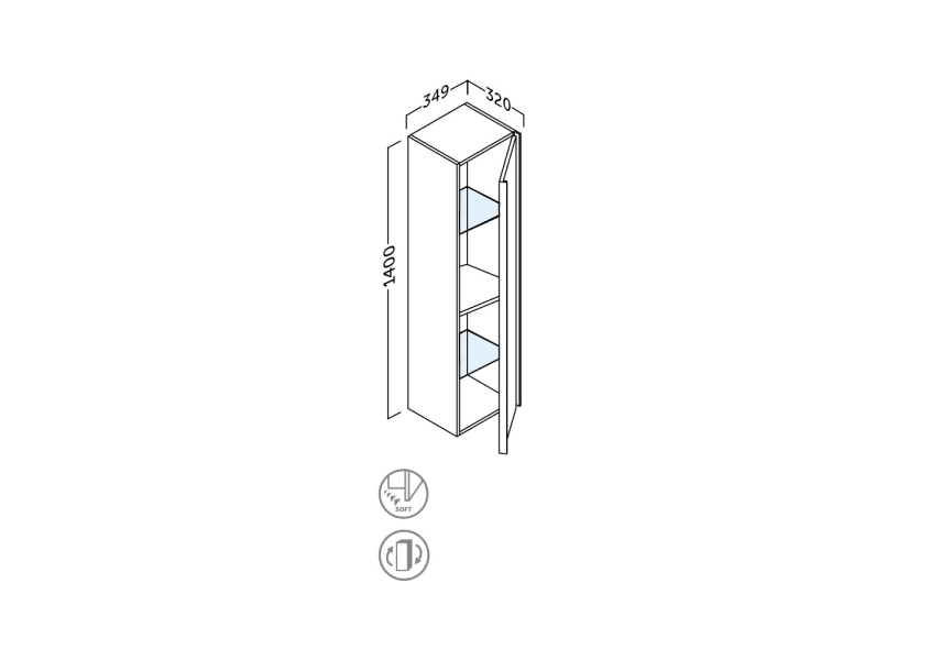 Coycama Oslo colonne de bain croquis 9