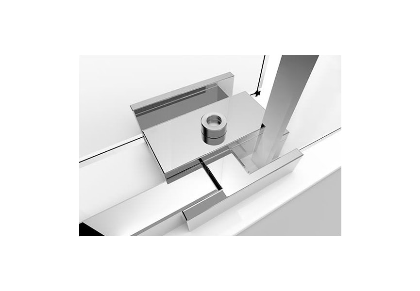 Paroi de douche Meissa 300 Bruntec sur mesure détail 1