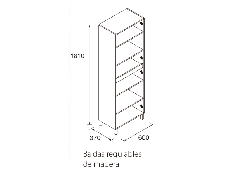 Colonne de bain Infinity Salgar croquis 2