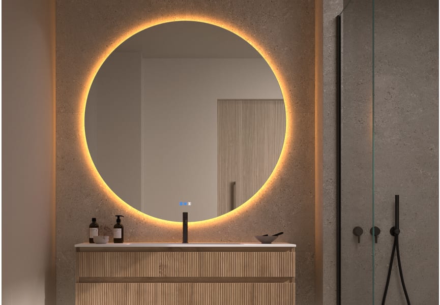 Bruntec Sun Miroir de salle de bain avec éclairage LED principal 2
