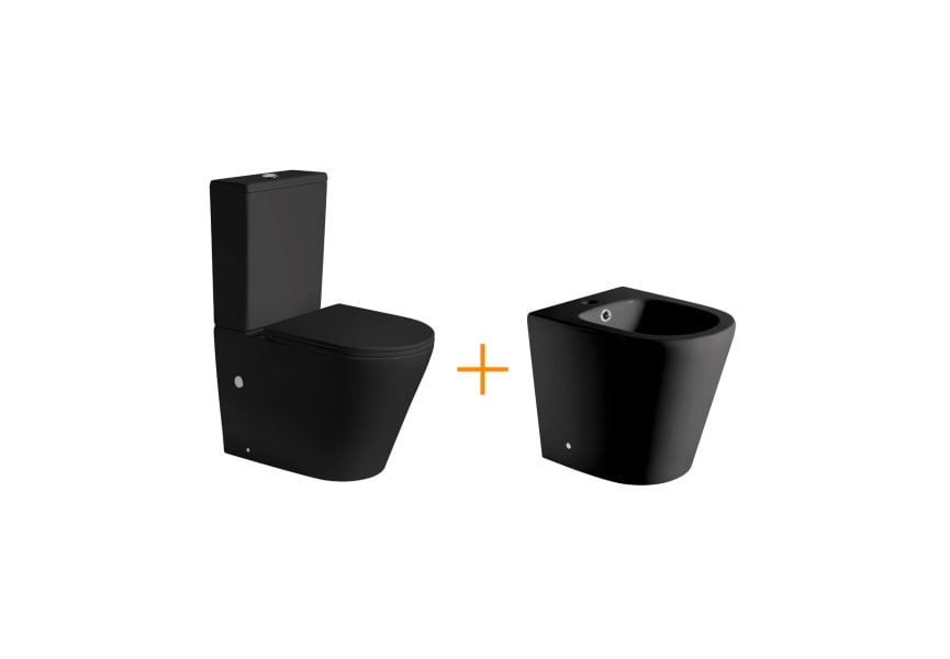 Pack mat toilette + réservoir de chasse + bidet Lisboa Bruntec principal 0