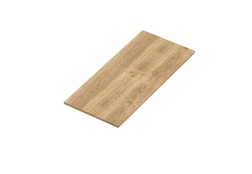 Meuble de salle de bains Oslo avec plan de toilette en bois Coycama principal 2