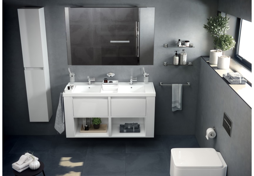 Porte-serviettes de bain Square Duo Cosmic environnement 4