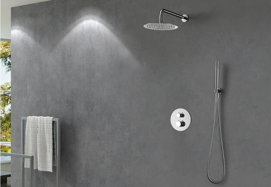 Ensemble douche et baignoire à encastrer Line Imex environnement 21