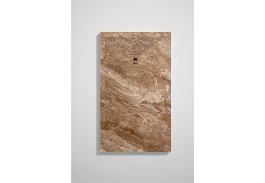 Receveurs de douche en résine décorés Stone 3D Marbre Bruntec option 22