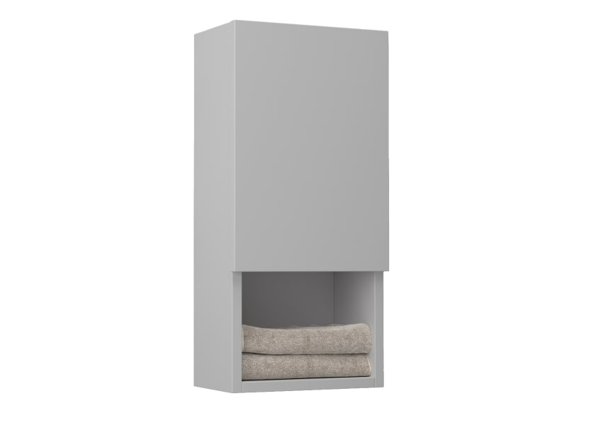 Colonne de salle de bain Lia Bruntec avec 1 porte et étagère principal 0