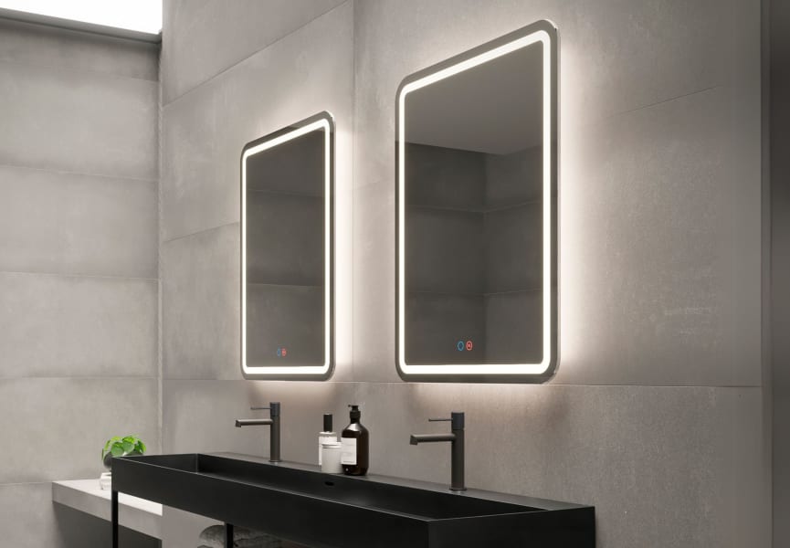 Miroir de salle de bain avec éclairage LED Grecia Ledimex principal 0