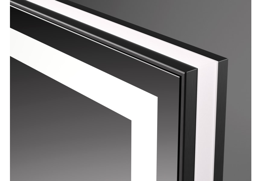 Miroir de salle de bains avec l'éclairage LED Orion Bruntec détail 4