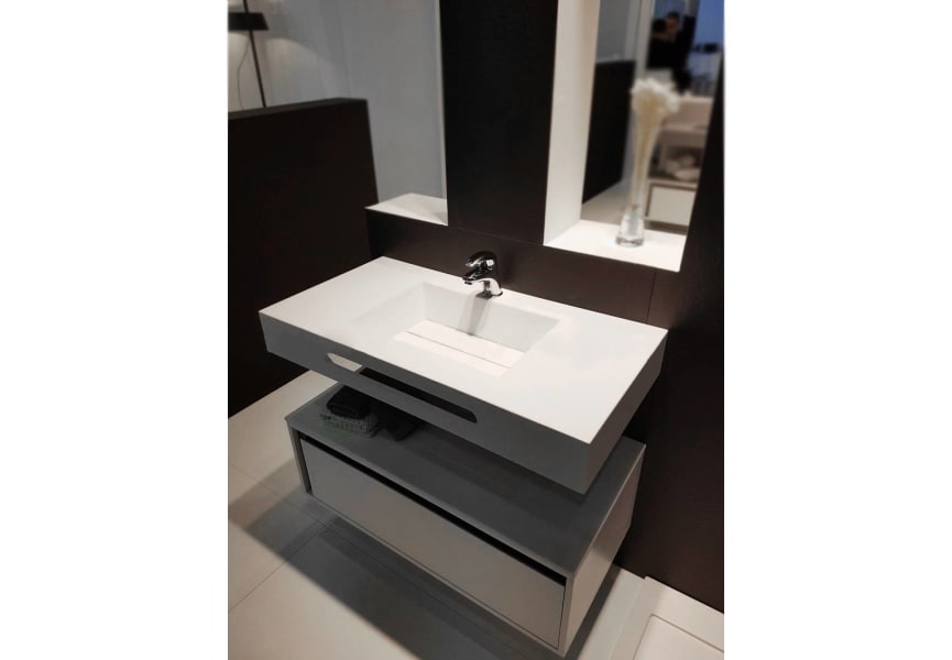 Lavabo suspendu Bruntec Miami environnement 4