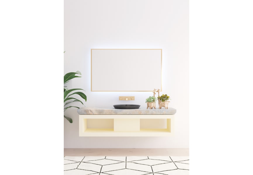Bruntec Omega Miroir de salle de bain avec éclairage LED principal 0