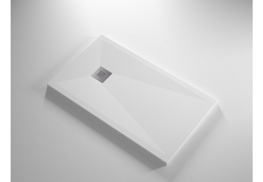 Receveur de douche en résine Design Basic Bruntec option 11