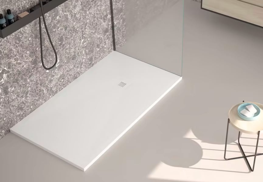Receveur de douche en résine Design Basic Bruntec principal 0