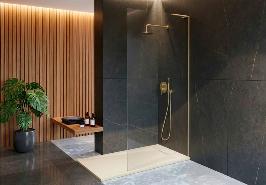 Receveurs de douche en résine Mercuri Kassandra environnement 4