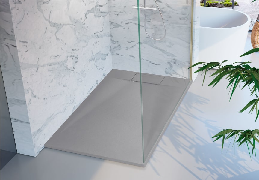 Receveurs de douche en résine Mercuri Bruntec environnement 1