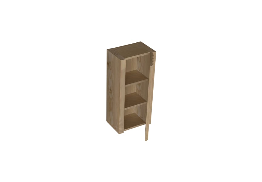 Armoire suspendue de salle de bains Alpes Bruntec détail 2