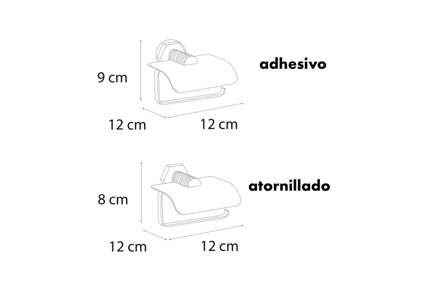 Intro Mediterránea de Baño Porte-rouleau de toilette croquis 1