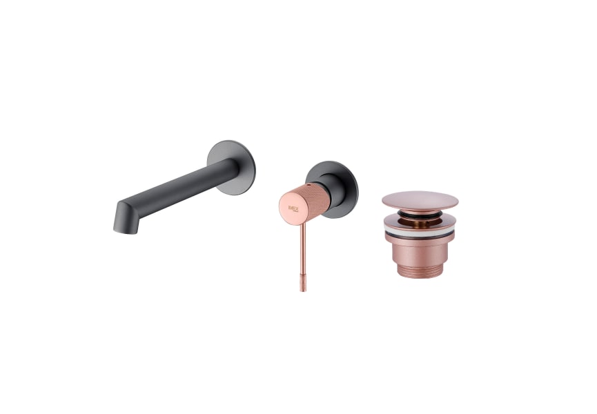 Robinet de lavabo encastré Line + bonde click-clack Pack principal 2