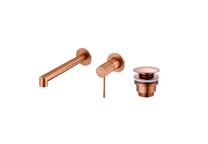 Robinet de lavabo encastré Line + bonde click-clack Pack principal 4