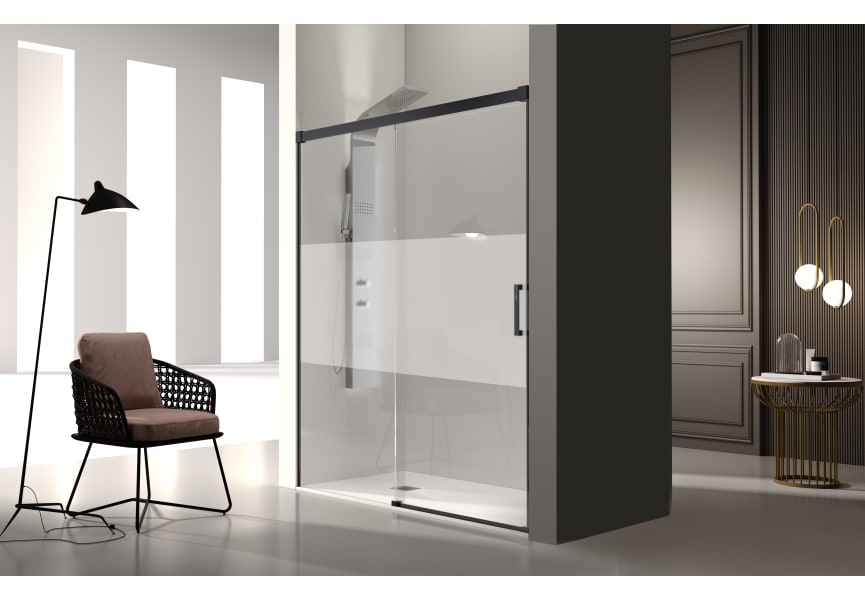 Paroi de douche en Glasé (GS102) Kassandra principal 2