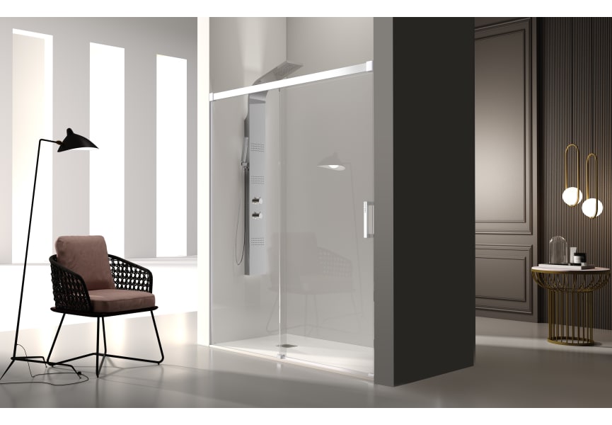 Paroi de douche en Glasé (GS102) Kassandra principal 6