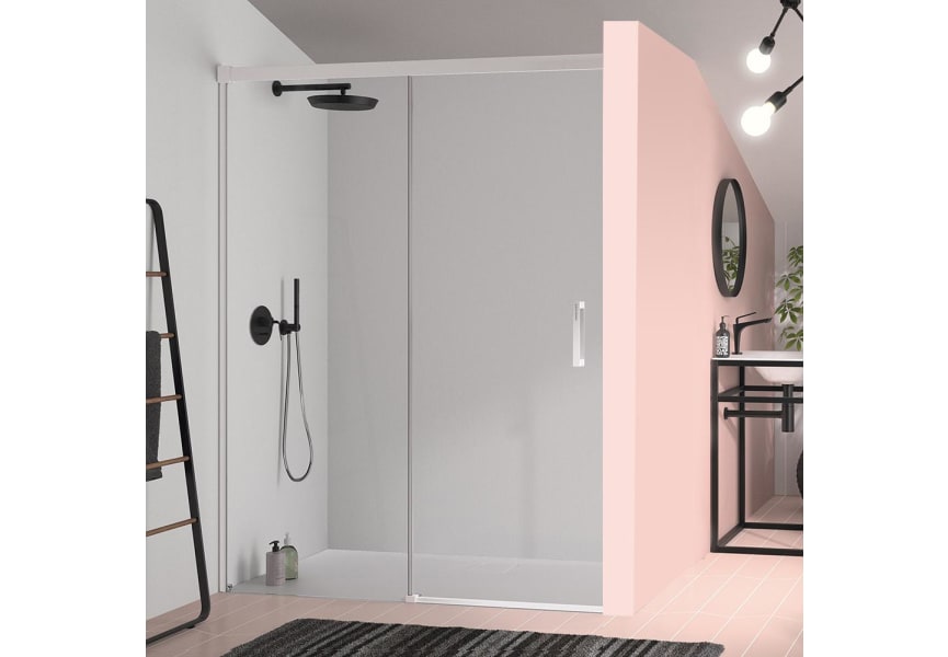 Paroi de douche en Glasé (GS102) Kassandra principal 8