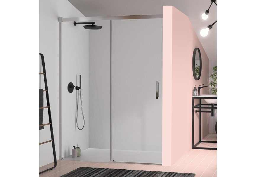 Paroi de douche en Glasé (GS102) Kassandra principal 7