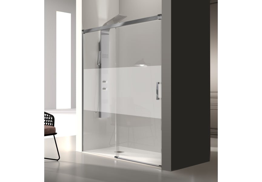 Paroi de douche en Glasé (GS102) Kassandra principal 4