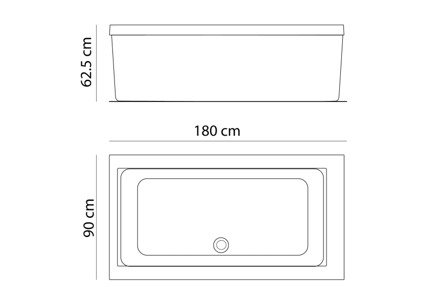 Baignoire autoportante Duke Baños 10 croquis 5