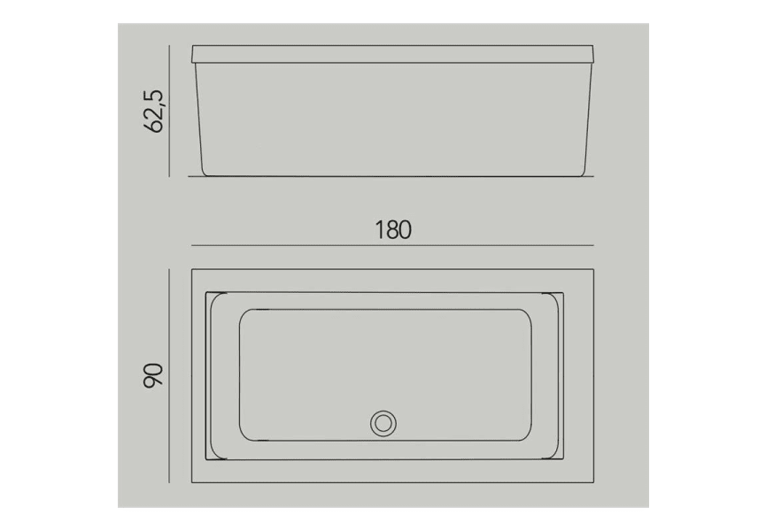 Baignoire autoportante Duke Baños 10 croquis 3