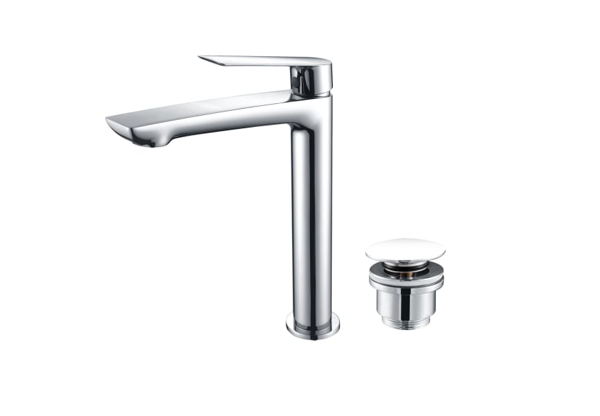 Imex Lúxor robinet de lavabo à bec haut + bonde click-clack Pack principal 0