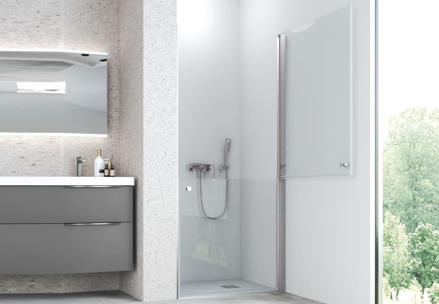 Paroi de douche Bruntec Aura détail 2