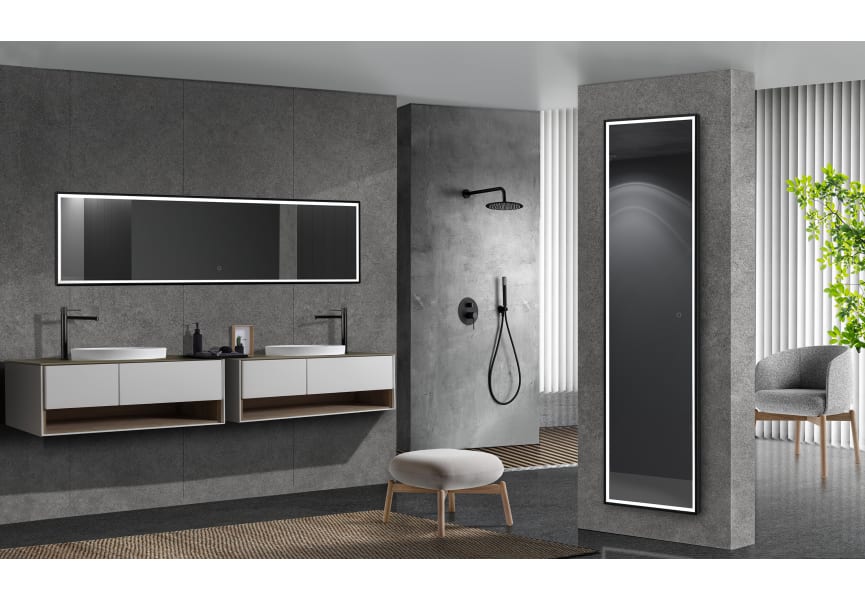 Ledimex New York miroir de salle de bain avec éclairage LED principal 2