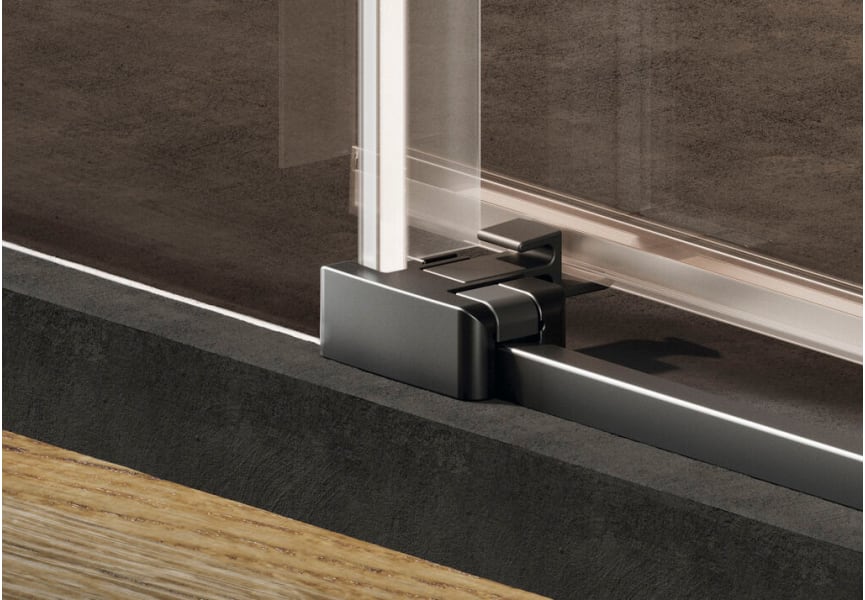 Paroi de douche coulissante Brisse Profiltek détail 2