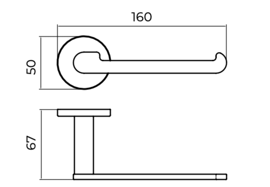 Medimex Practic porte-serviettes de bain croquis 7