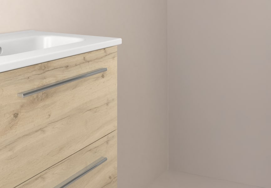 Ensemble complet de meubles de salle de bains à profondeur réduite 35 cm Street Royo principal 5