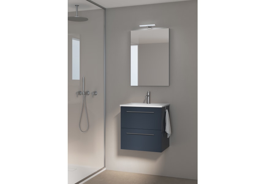 Ensemble complet de meubles de salle de bains à profondeur réduite 35 cm Street Royo principal 5