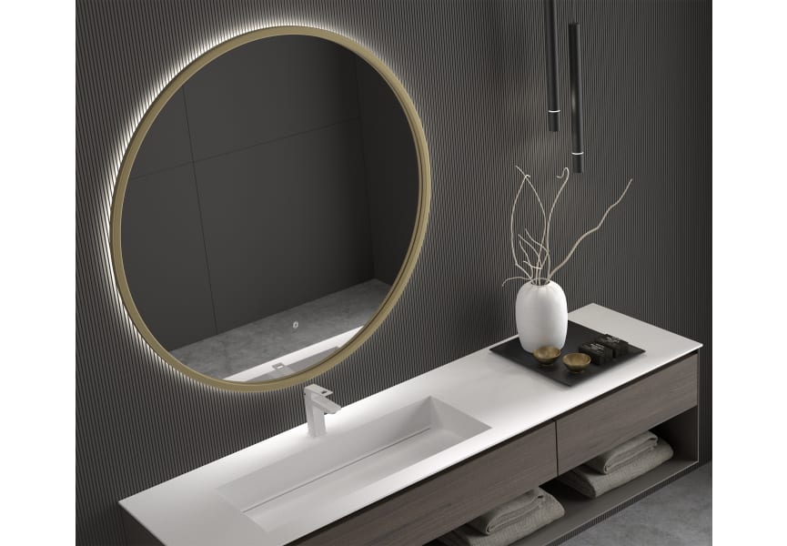 Eurobath Vanuatu miroir de salle de bain avec éclairage LED principal 1
