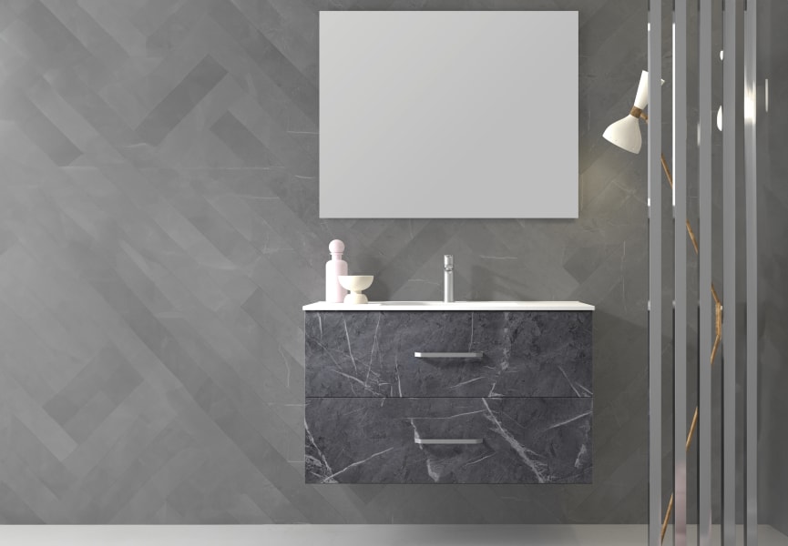 Ensemble complet de meubles de salle de bains Atlas Bruntec option 5