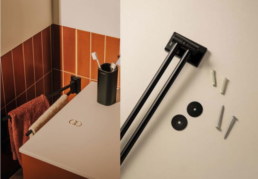 Prochain porte-serviettes de salle de bain Next Cosmic détail 2