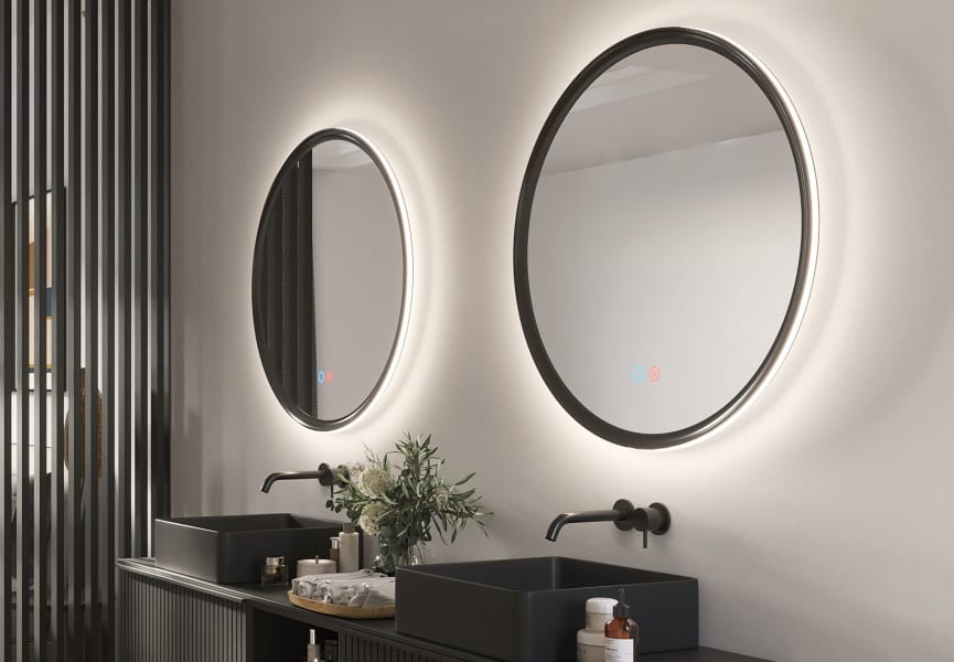 Miroir de salle de bain avec éclairage LED Torino Ledimex principal 0