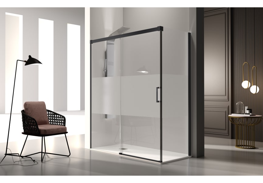 Paroi de douche en Glasé (GS102+GS103) Kassandra principal 5