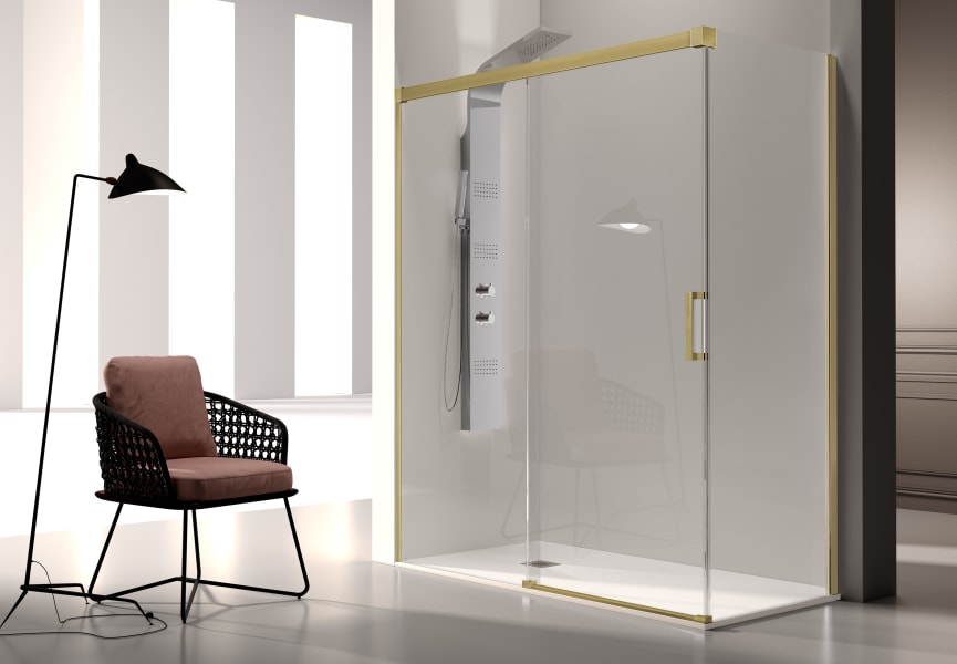 Paroi de douche en Glasé (GS102+GS103) Kassandra principal 6