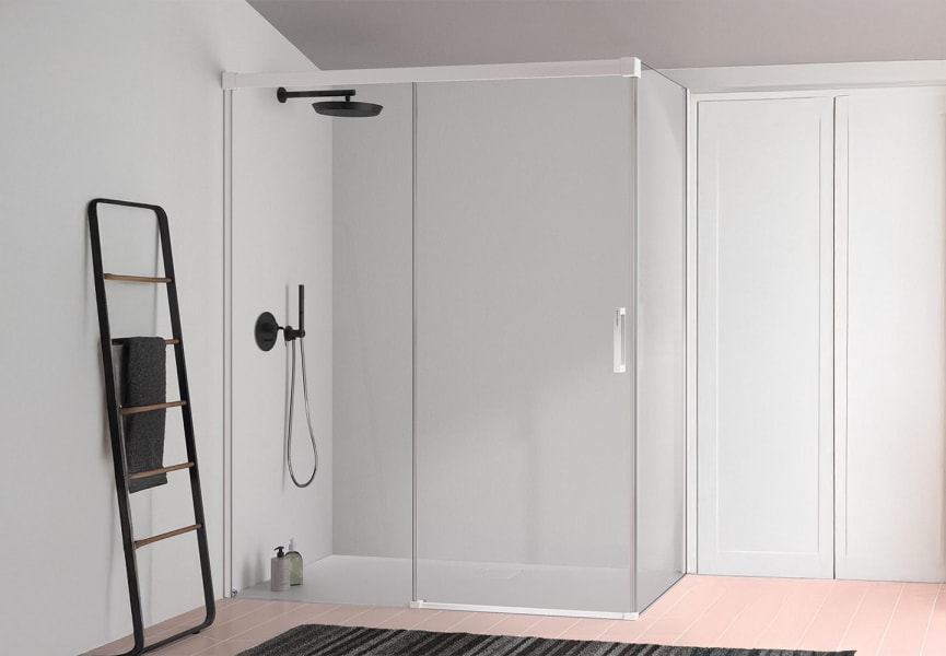 Paroi de douche en Glasé (GS102+GS103) Kassandra principal 9