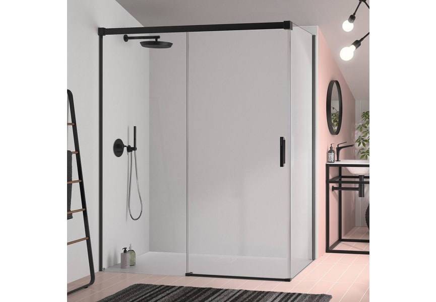Paroi de douche en Glasé (GS102+GS103) Kassandra principal 7