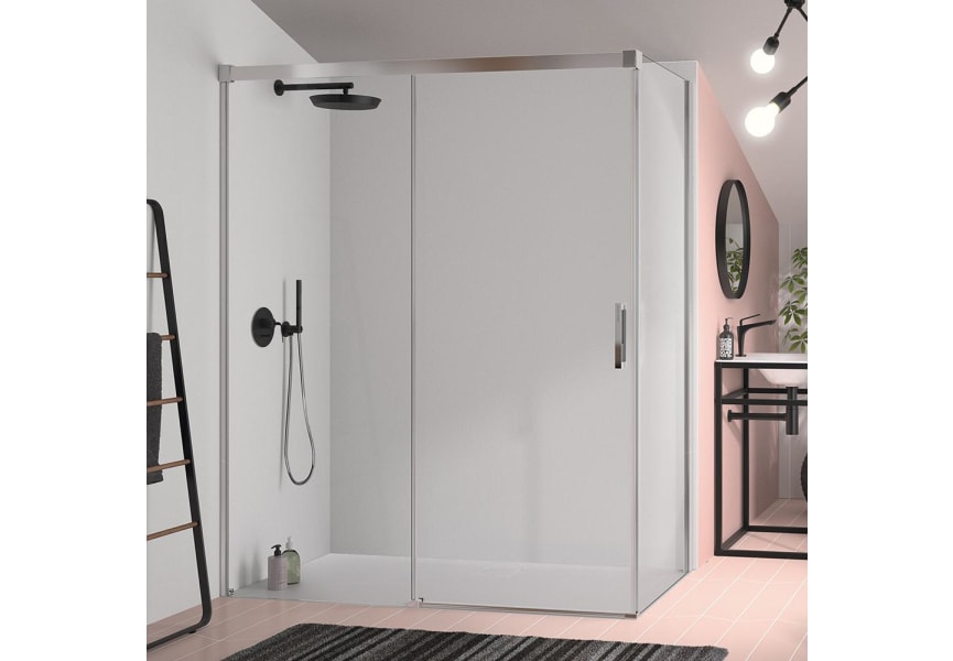 Paroi de douche en Glasé (GS102+GS103) Kassandra principal 8