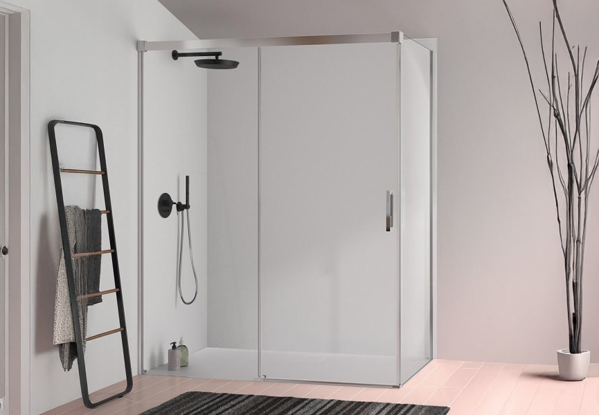 Paroi de douche en Glasé (GS102+GS103) Kassandra principal 8