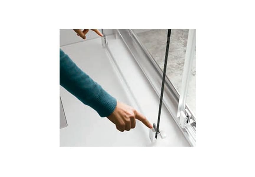 Paroi de douche en Glasé (GS102+GS103) Kassandra détail 13